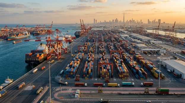 Dubai Shipping Port and Global Trade Hub